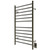 Amba RWHL-SBB Radiant Large Hardwired + Plug-in Combo Straight 12 Bar Towel Warmer - Brushed Bronze