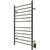 Amba RWHL-SBB Radiant Large Hardwired + Plug-in Combo Straight 12 Bar Towel Warmer - Brushed Bronze
