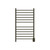 Amba Radiant Large Hardwired + Plug-in Combo Straight 12 Bar Towel Warmer - Brushed Bronze - RWHL-SBB
