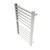 Amba Q2132B.2 Quadro Q2132 Hardwired Towel Warmer - Brushed  - 21"W x 32"H; 170W