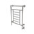 Amba Traditional Model T-2536 8 Bar Hardwired Towel Warmer - Polished Nickel - T-2536PN