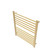 Amba S2932SB.2 Sirio S2932 Hardwired Towel Warmer - Satin Brass   - 29"W x 32"H; 220W