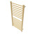 Amba S2142SB.2 Sirio S2142 Hardwired Towel Warmer - Satin Brass   - 21"W x 42"H; 220W