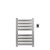 Amba V2337B.2 Vega V2337 Hardwired Towel Warmer - Brushed - 23"W x 37"H; 250W