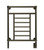 Amba T-2536BB Traditional Model T-2536 8 Bar Hardwired Towel Warmer - Brushed Bronze