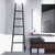 Amba ASMB Jeeves Model A Ladder 5 Bar Hardwired Drying Rack - Matte Black