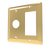 Amba AJ-DGP-PG Double Gang Plate - Polished Gold