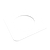 Amba 1mm Square Spacer (qty. 2) for use with Quadro or Vega collections - White - AE-1S-W