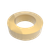 Amba 10mm Round Spacer (qty. 2) for use with Antus or Sirio collections - Satin Brass - AE-10R-SB