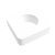 Amba AE-10S-W 10mm Square Spacer (qty. 2) for use with Quadro or Vega collections - White