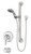 Symmons 9604-X-PLR-B Origins Tub Faucet With Slide Bar Handshower - Chrome