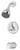 Symmons Origins Tub and Shower Faucet Trim - Chrome - 9602P15TRMTC