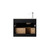 Blossom Voyage 24" Wall Hung Vanity With Droplet-Shaped Sink (LED Illuminated) - Charcoal - V8042 24 28 A