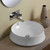 Whitehaus Britannia Round Above Mount Sink - White - B-SH01