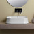 Whitehaus Britannia Rectangular Above Mount Sink - White - B-SH08