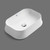 Whitehaus Britannia Rectangular Above Mount Sink - White - B-SH08