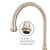 Whitehaus Vintage III Plus Bridge Faucet with Long Gooseneck Swivel Spout, Lever Handles and Solid Brass Side Spray - Polished Nickel - WHKBTLV3-9101-NT-PN
