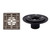 Mountain Plumbing 4" Square Complete Shower Drain - ABS - Black Nickel - MT506A/BN