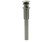 Mountain Plumbing Dome Style Round Lavatory Drain - with Overflow & EZ-CLICK™ Soft Touch Dome - Unlacquered Brass - MT745-3/ULB