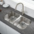 Oakland 31-1/2" X 18-1/8" Undermount Premium Stainless Steel 50/50 Double Bowl Kitchen Sink - KSU321899