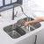 Oakland 31-1/4" X 20-1/2" Undermount Premium Stainless Steel 30/70 Double Bowl Kitchen Sink - KSU322179