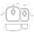 Oakland 31-1/4" X 20-1/2" Undermount Premium Stainless Steel 70/30 Double Bowl Kitchen Sink - KSU322197