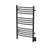 Amba Jeeves Model C Curved 16" Wide 13 Bar Hardwired Towel Warmer - Matte Black - CCMB-16