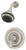 Symmons Allura Shower Faucet System Trim (Less Showerhead) - Satin Nickel - 4701STNL1TRM