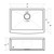 Oakland 33" Apron Front Farmhouse Stainless Steel Single Bowl Kitchen Sink - KSF332010S