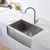 Oakland 33" x 20" x 10" Apron Front Farmhouse Stainless Steel Single Bowl Kitchen Sink - KSF332010S