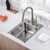 Oakland 17" X 22" Drop-In Top Mount Premium Stainless Steel Single Bowl Kitchen Sink - KST17228-3