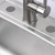 Oakland 25" x 22" x 8" Drop-In Top Mount Stainless Steel Single Bowl Kitchen Sink, 3 holes - KST25228-3