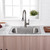 Oakland 25" x 22" x 8" Drop-In Top Mount Premium Stainless Steel Single Bowl Kitchen Sink, 4 holes - KST25228-4