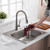 Oakland 25" x 22" x 9" Drop-In Top Mount Stainless Steel Single Bowl Kitchen Sink, 3 holes - KST25229T-3