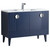 Fine Fixtures Venezian Vanity Cabinet 48" Wide - Navy Blue With Polished Chrome Handle - VN48NB