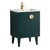 Fine Fixtures Venezian Vanity Cabinet 24" Wide - Green With Satin Brass Handle - VN24GN Fine Fixtures Venezian Vanity Cabinet 24" Wide - Green With Satin Brass Handle - VN24GN