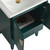 Fine Fixtures Venezian Vanity Cabinet 24" Wide - Green With Satin Brass Handle - VN24GN Fine Fixtures Venezian Vanity Cabinet 24" Wide - Green With Satin Brass Handle - VN24GN