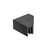 Flusso 90 Degree Glass to Glass Sleeve Over Clamp in Matte Black - 10.GGC.4016MB