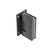 Flusso Wall To Glass Heavy Duty Self Centering Shower Door Hinge in Matte Black - 10.WGH.5016MB