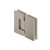 Flusso 180 Degrees Glass To Glass Heavy Duty Shower Door Hinge in Brushed Nickel PVD - 10.GGH.5017BN