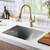 Oakland 22" x 18" Handmade Undermount Single Bowl Stainless Steel Kitchen Sink - KSH22187R
