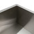 Oakland 22" x 18" x 7" 93 Degree Sharp Edge Handmade Undermount Single Bowl Stainless Steel Kitchen Sink - KSH22187R