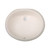 Oakland 17" X 14" Oval Undermount Ceramic Bathroom Sink with Overflow Drain - Biscuit - LVU1714B