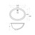 Oakland 17" X 14" Oval Undermount Ceramic Bathroom Sink with Overflow Drain - White - LVU1714W