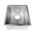 Oakland 17" x 19" Zero Radius Fabricated Stainless Steel Kitchen Sink - KSH17199S