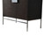 Fine Fixtures Shawbridge Vanity Cabinet 30" Wide - Black Oak Straight Grain With Polished Chrome Hardware - SH30BL