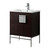 Fine Fixtures Shawbridge Vanity Cabinet 30" Wide - Black Oak Straight Grain With Polished Chrome Hardware - SH30BL