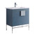 Fine Fixtures Shawbridge Vanity Cabinet 30" Wide - French Blue With Polished Chrome Hardware - SH30FB