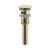 Oakland 1-1/2" X 7" Standard Push Style Pop-Up Drain with Overflow, Satin Gold - KSPOP-07
