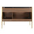 Fine Fixtures Oakville Vanity Cabinet 48" - Walnut Ebony With Satin Brass Hardware - OK48WB